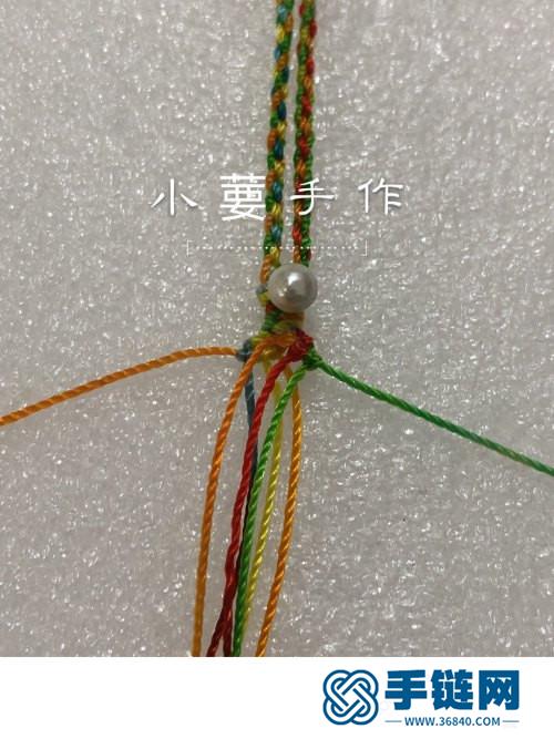 繩編天使翅膀朱砂生肖鑰匙扣掛飾的詳細編制教程