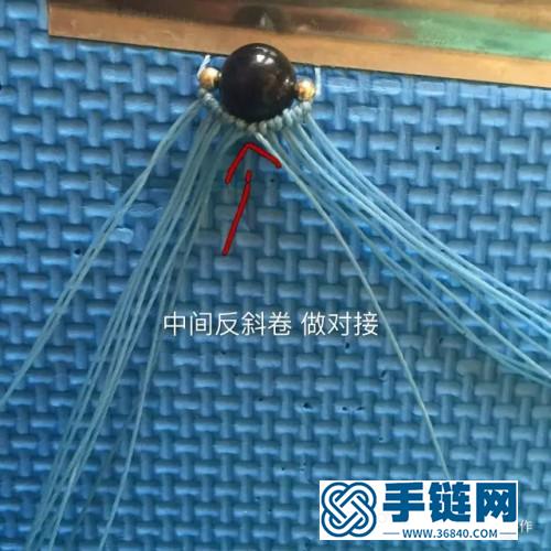 蠟線復古項鏈套裝的制作圖解
