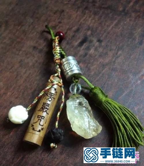 繩編古樸流蘇掛件的制作方法