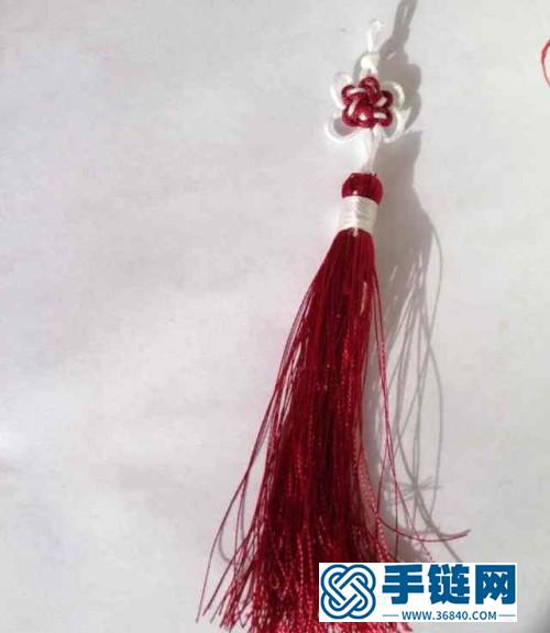 清新套色胸針的編法