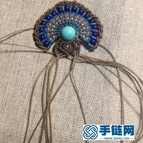 蠟線珠子民族風耳環的詳細制作圖解