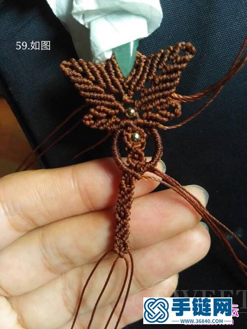 繩編綠墜兒毛衣鏈項(xiàng)鏈的詳細(xì)編織教程