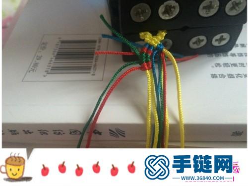 玉線編制銀珠花耀手鐲的詳細(xì)編制教程