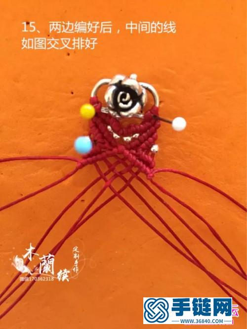 泰蠟繩編泰銀玫瑰戒指的詳細制作圖解