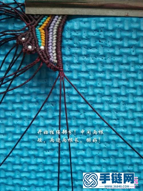 蠟線銀珠蝶韻項鏈的詳細制作步驟圖