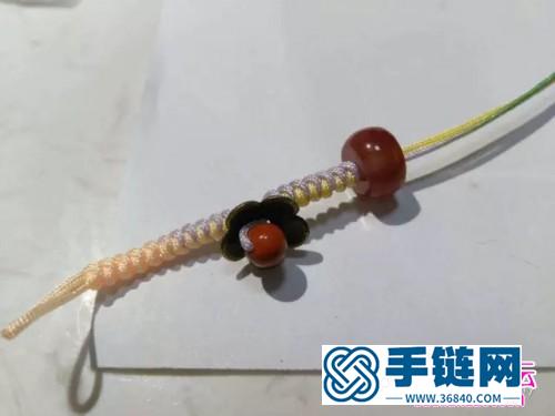 編繩流蘇胸針的制作圖解