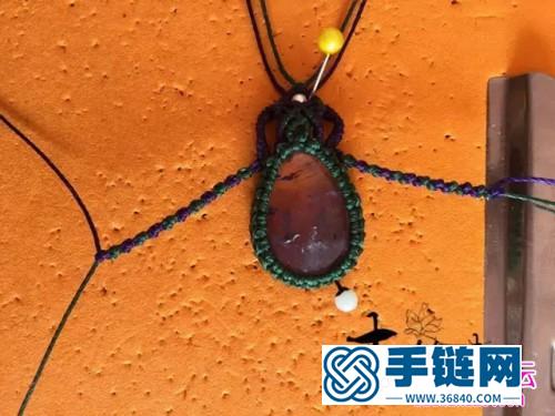 繩編淺夏紫晶包石手鏈的詳細(xì)制作圖解