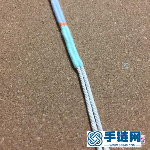 繞線情侶手環(huán)的制作方法圖片