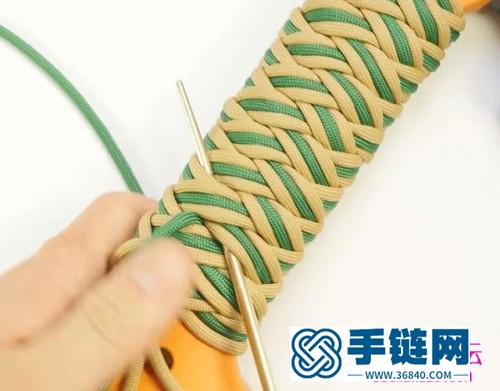 傘繩斧柄的詳細編織教程
