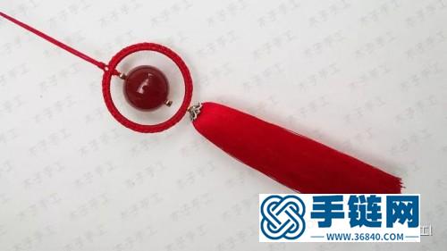 中國結銅圈掛飾的制作步驟