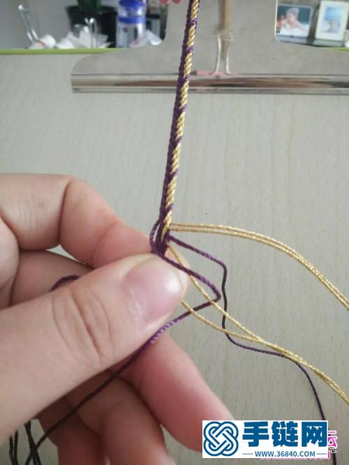 進口股線編手繩的制作方法圖片