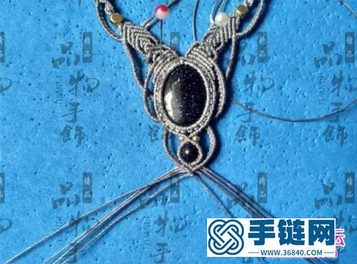 星眸包石項鏈的詳細制作圖解