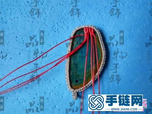 繩編瑪瑙繩編生命之樹項(xiàng)鏈的詳細(xì)編制圖解