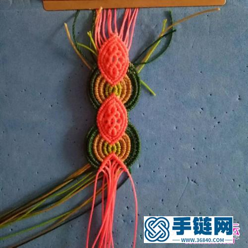 粉色系蠟線手繩的詳細(xì)編制教程