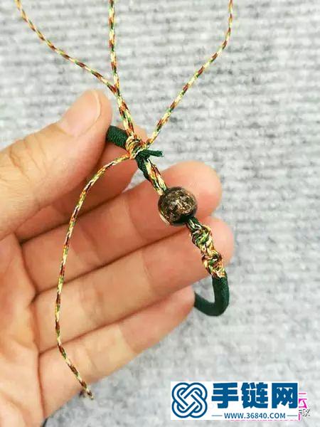一步步教你六線金剛結(jié)手繩的編制教程