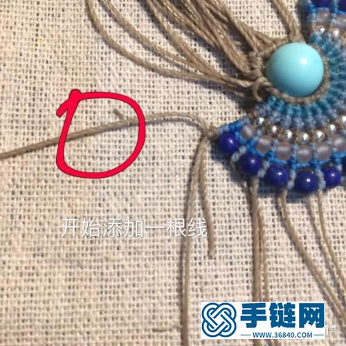 蠟線珠子民族風耳環的詳細制作圖解