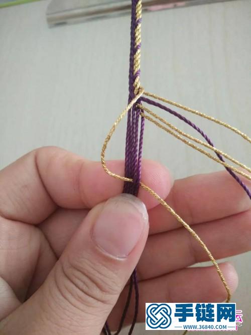 進口股線編手繩的制作方法圖片