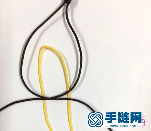 雀頭結編桃花手鏈的編法步驟