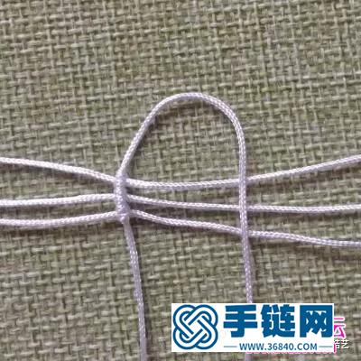 中國結飾品生如夏花胸針的編制教程