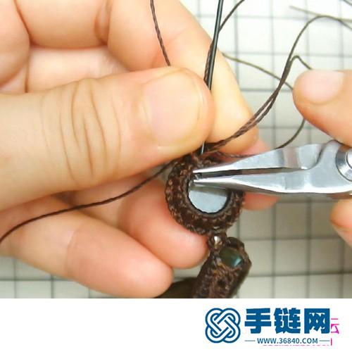 蠟線隨形寶石手鐲的詳細制作圖解