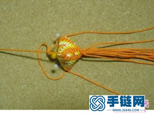 玉線繩編粽子的詳細制作圖解