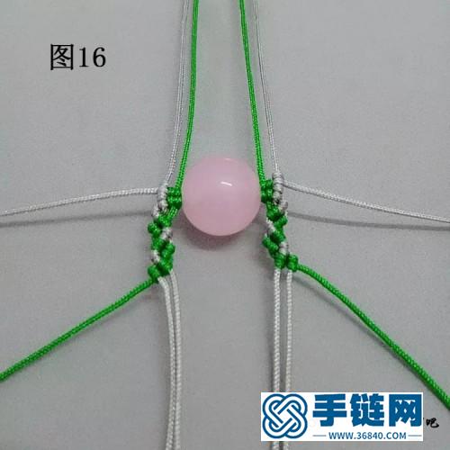 素影如夢粉晶手繩的詳細制作圖解