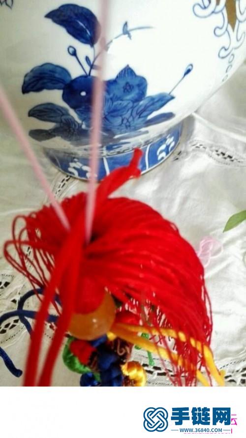 繩編金剛降魔杵掛飾的詳細制作圖解