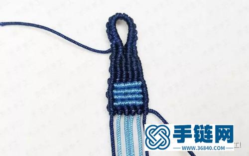 繩編男士手鏈的詳細制作教程