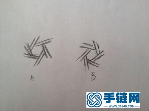 清新套色胸針的編法