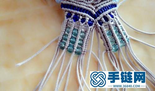 玉線包石串珠寬版手鐲的詳細制作教程