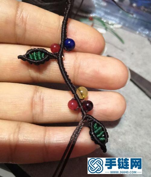 蠟線百變?nèi)~子裝飾的詳細編制方法