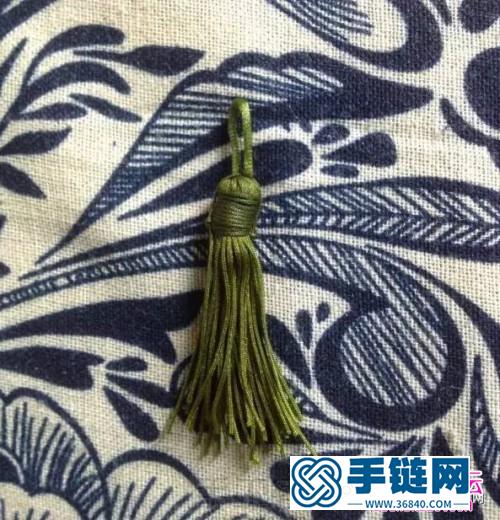 繩編古樸流蘇掛件的制作方法