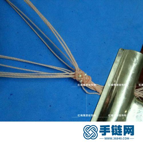 蠟線琉璃珠手繩的詳細制作圖解