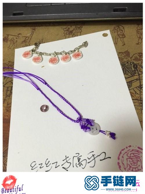 迷你結繩翡翠掛飾的詳細制作教程