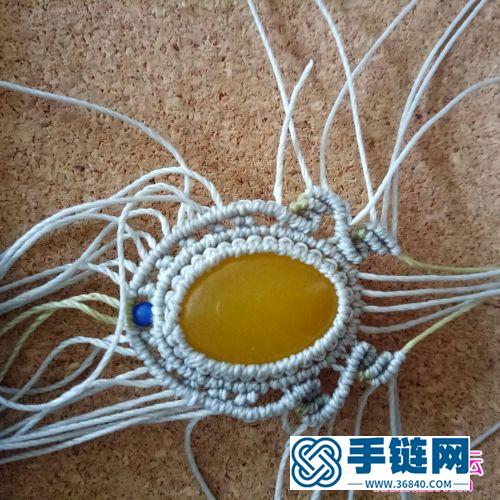 南美蠟線制作的飛翔之羽項鏈教程