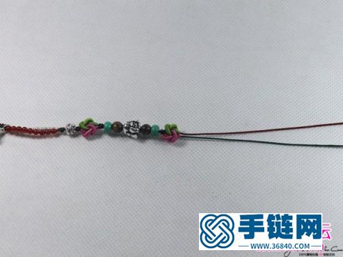 925銀小魚和蓮蓬手鏈的制作方法