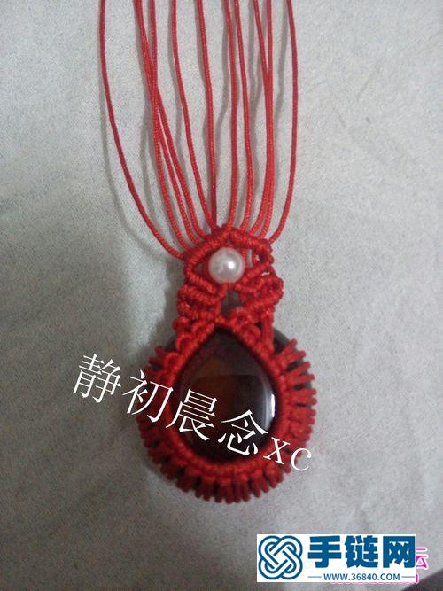 線，珠子制作包石頭珍珠項鏈教程