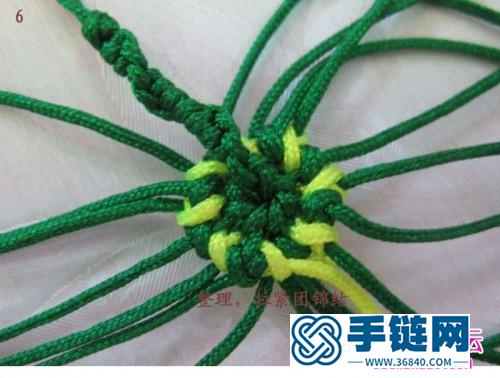 花皮小西瓜掛件的編法教程