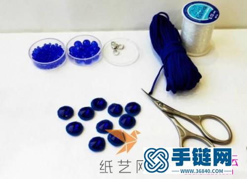 古典端莊大氣項鏈的編織制作