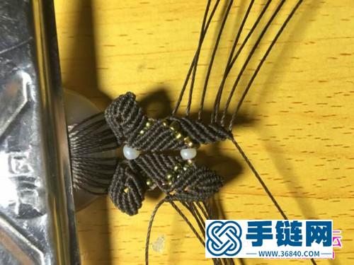 繩編春藤平安扣項鏈的詳細編織教程