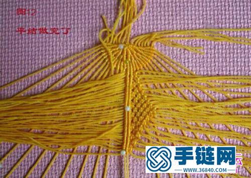 中國結制作的香水百合花教程