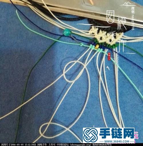 中國結(jié)編織葉輪吊墜教程