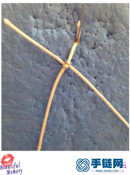 玉線多色耳環(huán)的制作方法