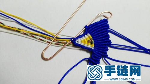 中國結(jié)編織的蝴蝶胸針圖片，有編法教程