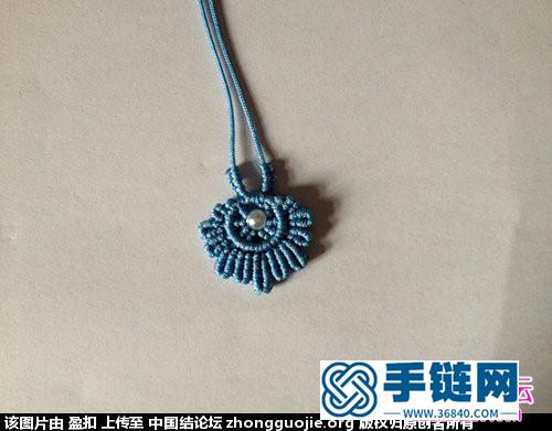 中國結編織斜卷結耳環(huán)方法圖解