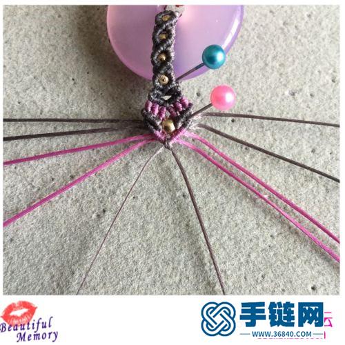 粉玉髓平安扣蜻蜓款相連的詳細制作教程