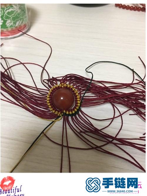 紅運當頭掛飾的制作方法