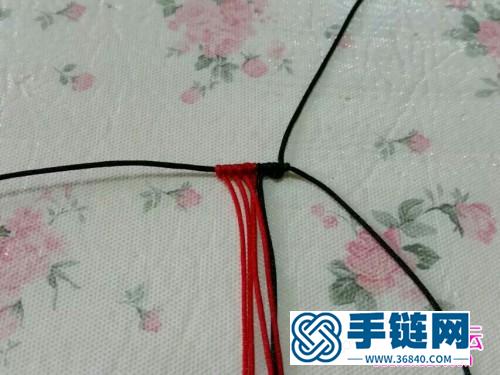 中國結蝴蝶胸針的編制方法步驟