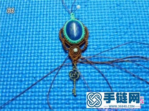 中國結編織魔仙吊墜的方法圖解（婉柔手作）