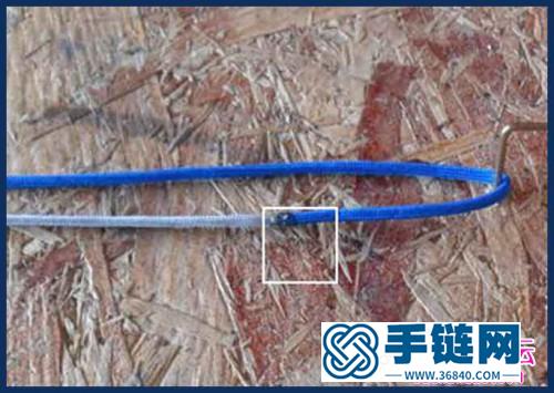 雙螺旋式繩結鑰匙扣的編法教程